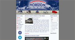 Desktop Screenshot of horizoncoach.com